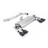 Milltek SSXVW260 cat-back exhaust for Volkswagen Golf MK7 R 2.0 TSI 300PS, black oval tips - detail