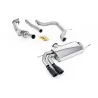 Milltek SSXVW278 turbo-back exhaust for Volkswagen Golf, black GT-80 tips
