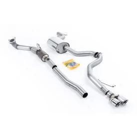 Milltek SSXVW290 turbo-back exhaust for Volkswagen Jetta Mk6 GLI 2.0 TSI, polished GT-80 tips