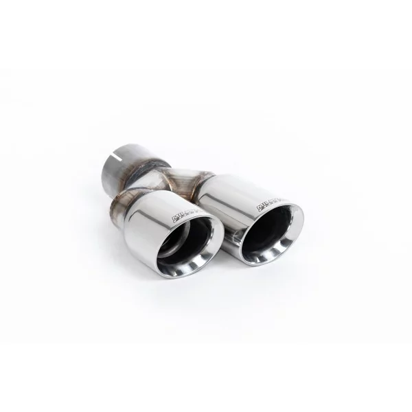 Milltek SSXVW293 cat-back exhaust for Volkswagen Jetta Mk6 GLI 2.0 TSI, polished GT-80 tips - detail