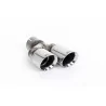 Milltek SSXVW293 cat-back exhaust for Volkswagen Jetta Mk6 GLI 2.0 TSI, polished GT-80 tips - detail