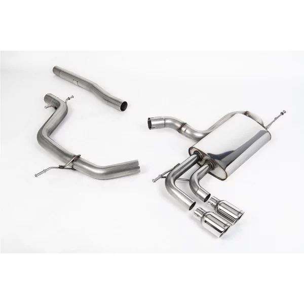 Milltek SSXVW295 cat-back exhaust for Volkswagen Golf Mk5 GT 2.0 TDI 170PS DPF