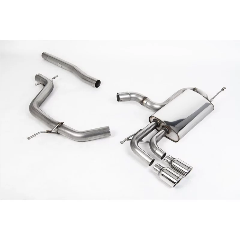Milltek SSXVW295 cat-back exhaust for Volkswagen Golf Mk5 GT 2.0 TDI 170PS DPF