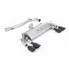 Milltek SSXVW306 cat-back exhaust for Volkswagen Golf MK7 R 2.0 TSI 300PS, black oval tips - detail
