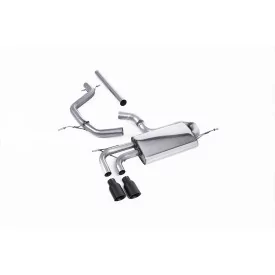 Milltek SSXVW334 cat-back exhaust for Volkswagen Golf Mk5 2.0 TDI 140PS, black GT-80 tips