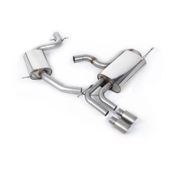 Échappement cat-back Milltek SSXVW336 pour Volkswagen Golf Mk5 GTi Edition 30 2.0T FSi 230PS, embouts GT-80 titane