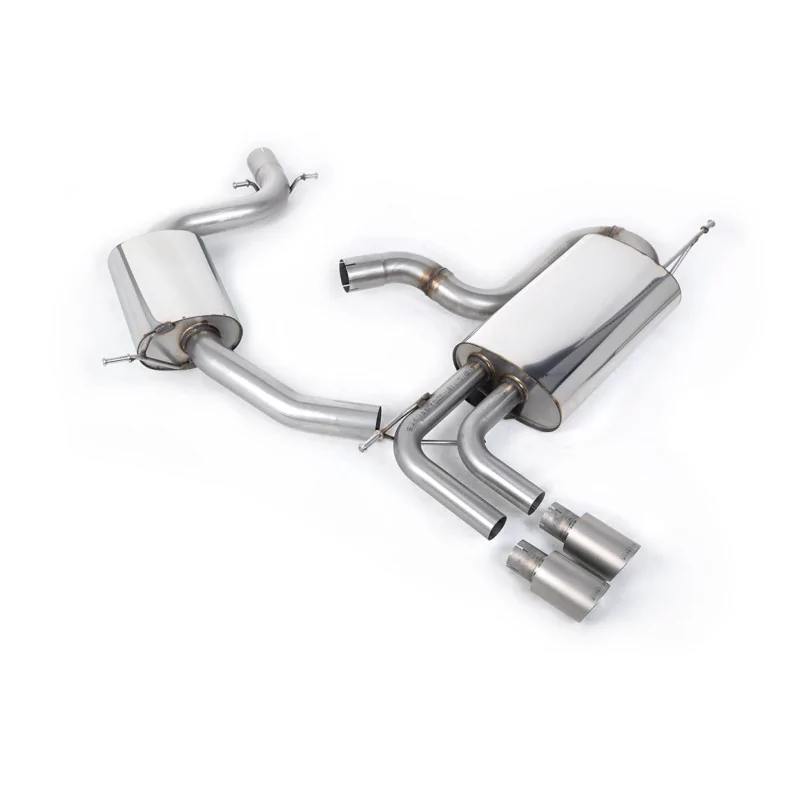 Échappement cat-back Milltek SSXVW336 pour Volkswagen Golf Mk5 GTi Edition 30 2.0T FSi 230PS, embouts GT-80 titane Échappement cat-back Milltek SSXVW336 pour Volkswagen Golf Mk5 GTi Edition 30 2.0T FSi 230PS, embouts GT-80 titane