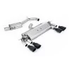 Échappement cat-back Milltek SSXVW400 pour Volkswagen Golf MK7 R 2.0 TSI 300PS, embouts GT-100 noirs - détail
