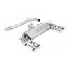 Escape cat-back Milltek SSXVW408 para Volkswagen Golf MK7 R 2.0 TSI 300PS, colas GT-100 pulidas - detalle