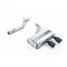 Milltek SSXVW418 cat-back exhaust for Volkswagen Golf MK5 R32 3.2 V6, black GT-100 tips