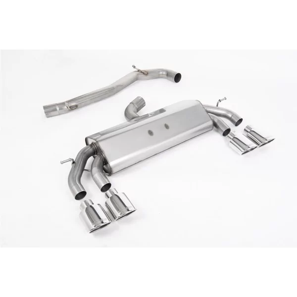 Milltek SSXVW426 cat-back exhaust for Volkswagen Golf Mk7.5 R 2.0 TSI 310PS, polished oval tips