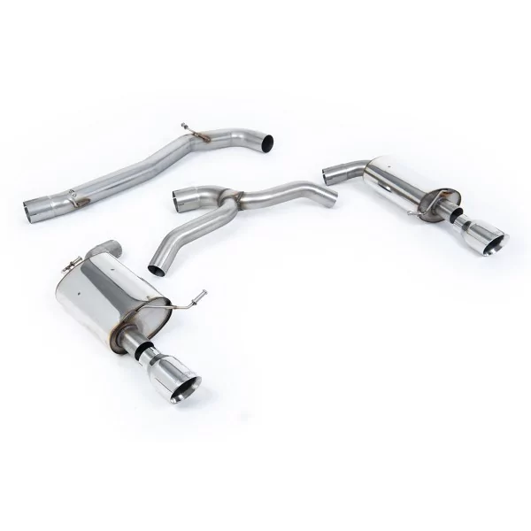 Scarico cat-back Milltek SSXVW438 per Volkswagen Golf Mk7 2.0TFSI Alltrack / Estate / Station Wagon / Combi 4-Motion