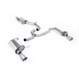 Milltek SSXVW445 cat-back exhaust for Volkswagen Golf Mk7 2.0TFSI Alltrack / Estate / Station Wagon / Combi 4-Motion