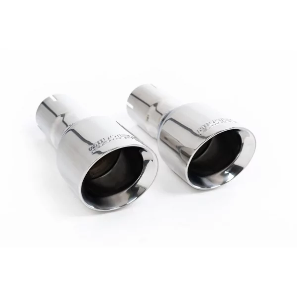 Milltek SSXVW457 cat-back exhaust for Volkswagen Golf MK7.5 GTi, polished GT-100 tips - detail