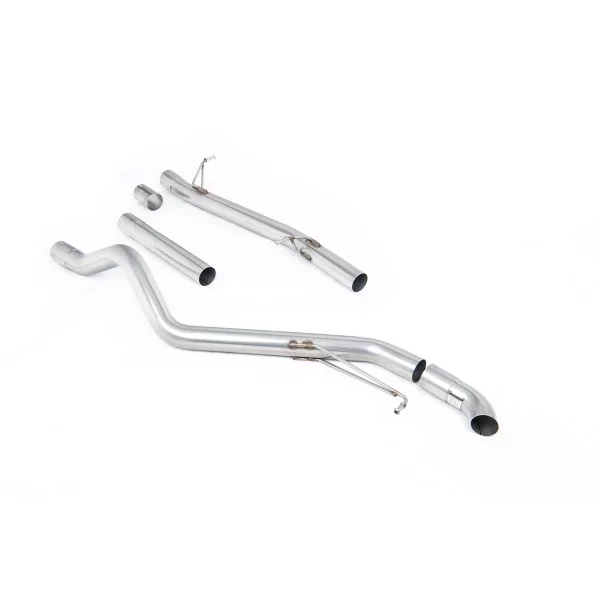 Milltek SSXVW480 cat-back exhaust for Volkswagen Transporter / Caravelle T6 LWB 150PS & 204PS 2.0-litre TSI 2WD
