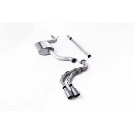Échappement cat-back Milltek SSXVW520 pour Volkswagen Golf Mk7.5 1.5TSI Evo GT & R-Line, embouts GT-80 titane