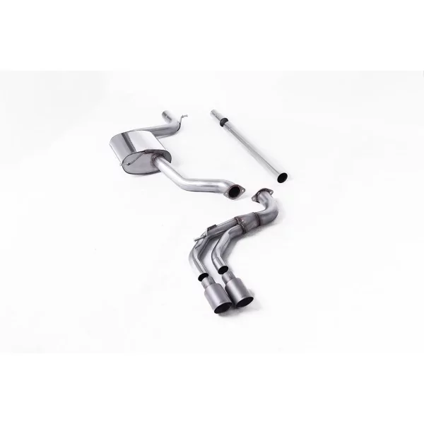 Milltek SSXVW520 cat-back exhaust for Volkswagen Golf Mk7.5 1.5TSI Evo GT & R-Line, titanium GT-80 tips