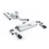 Échappement cat-back Milltek SSXVW523 pour Volkswagen Golf Mk7.5 1.5TSI Evo GT & R-Line, embouts Jet-102 carbone