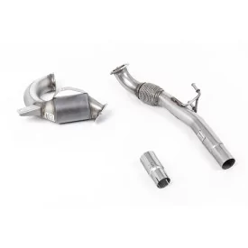 Milltek SSXVW545 downpipe with hi-flow sports cat for Volkswagen Up!