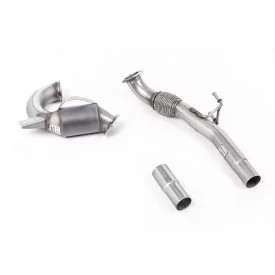 Milltek SSXVW546 downpipe with hi-flow sports cat for Volkswagen Up!