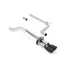 Milltek SSXVW557 cat-back exhaust for Volkswagen Polo GTI 2.0 TSI, black GT-90 tips