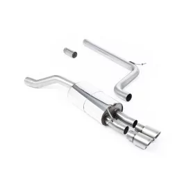Échappement cat-back Milltek SSXVW558 pour Volkswagen Polo GTI 2.0 TSI, embouts GT-90 titane