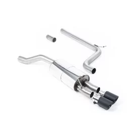 Scarico cat-back Milltek SSXVW560 per Volkswagen Polo GTI 2.0 TSI, terminali Jet-90 in carbonio