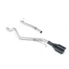Milltek SSXVW576 particulate filter-back exhaust for Volkswagen Transporter / Caravelle, black oval tips