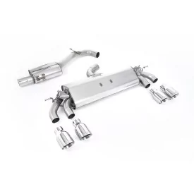 Milltek SSXVW577 cat-back exhaust for Volkswagen Golf Mk7.5 R 2.0 TSI 310PS, polished GT-100 tips