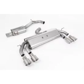 Milltek SSXVW585 cat-back exhaust for Volkswagen Golf Mk7.5 R 2.0 TSI 310PS, titanium GT-100 tips