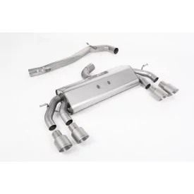 Milltek SSXVW589 cat-back exhaust for Volkswagen Golf Mk7.5 R 2.0 TSI 310PS, titanium GT-100 tips