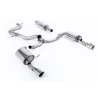 Escape cat-back Milltek SSXVW608 para Volkswagen Jetta Mk7 GLi 2.0T, colas GT-100 pulidas