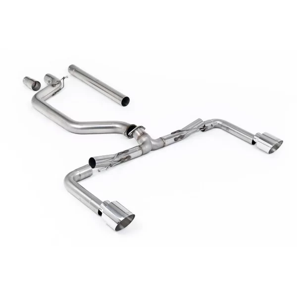 Milltek SSXVW678 for Volkswagen Golf, polished GT-115 tips - detail