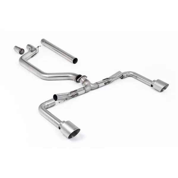 Milltek SSXVW680 for Volkswagen Golf, titanium GT-115 tips - detail