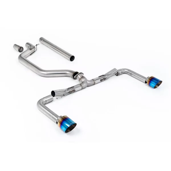 Milltek SSXVW681 for Volkswagen Golf, titanium GT-115 tips - detail