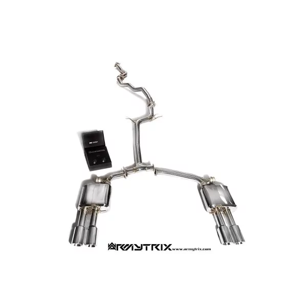 Armytrix Audi A4 (B8) 1.8/2.0 TFSI Sedan/Avant (2008-2015) Cat-Back Valvetronic