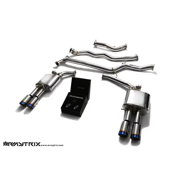 Armytrix Audi A4 (B8) 1.8/2.0 TFSI Sedan/Avant (2008-2015) Cat-Back Valvetronic