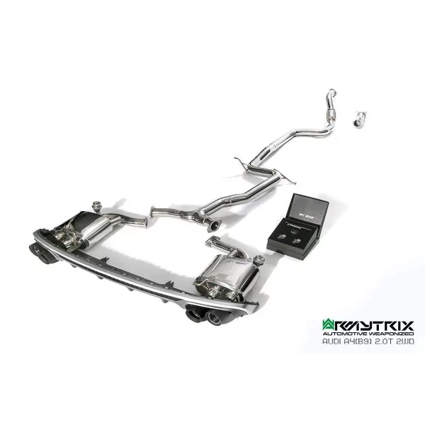 Armytrix Audi A4 (B9) 2.0 TFSI 2WD Sedan/Avant Non-OPF (2016-) Cat-Back Valvetronic