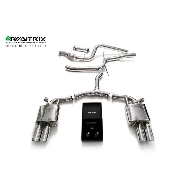 Armytrix Audi A4 (B9) 2.0 TFSI 2WD Sedan/Avant Non-OPF (2016-) Cat-Back Valvetronic