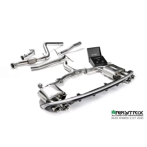 Armytrix Audi A4 (B9) 2.0 TFSI 2WD Sedan/Avant Non-OPF (2016-) Cat-Back Valvetronic