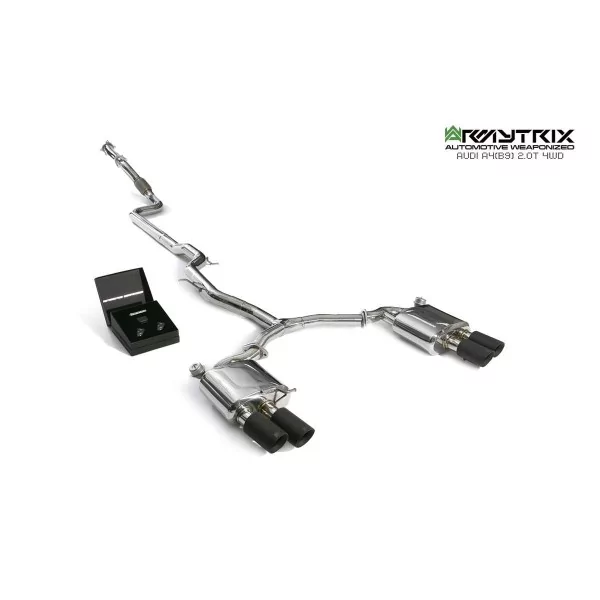 Armytrix Audi A4 (B9) 2.0 TFSI quattro Sedan/Avant Non-OPF (2016-) Cat-Back Valvetronic