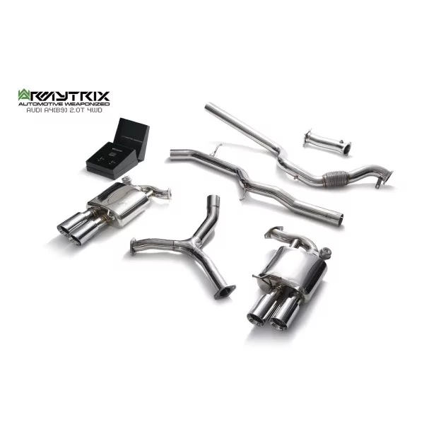 Armytrix Audi A4 (B9) 2.0 TFSI quattro Sedan/Avant Non-OPF (2016-) Cat-Back Valvetronic
