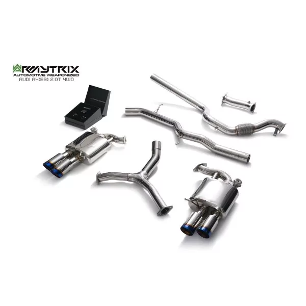 Armytrix Audi A4 (B9) 2.0 TFSI quattro Sedan/Avant Non-OPF (2016-) Cat-Back Valvetronic