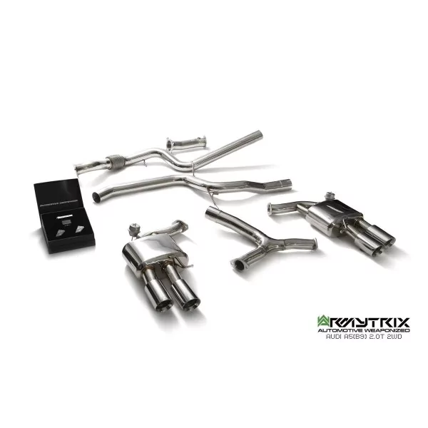 Armytrix Audi A5 (B9) 2.0 TFSI 2WD Sportback Non-OPF (2016-) Cat-Back Valvetronic