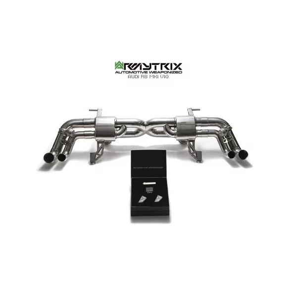Armytrix Audi R8 (42) V10 5.2 FSI Coupé/Spyder (2009-2012) Cat-Back Valvetronic en Titane