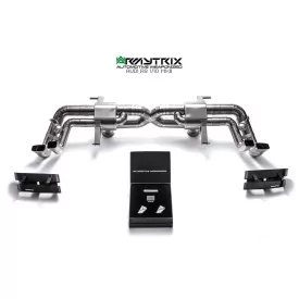 Armytrix Audi R8 (4S) V10/V10 Plus 5.2 FSI Coupé/Spyder (2016-2018) Cat-Back Valvetronic aus Titan