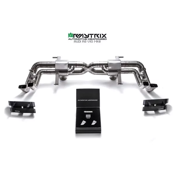 Armytrix Audi R8 (4S) V10/V10 Plus 5.2 FSI Coupé/Spyder (2016-2018) Titanium Cat-Back Valvetronic