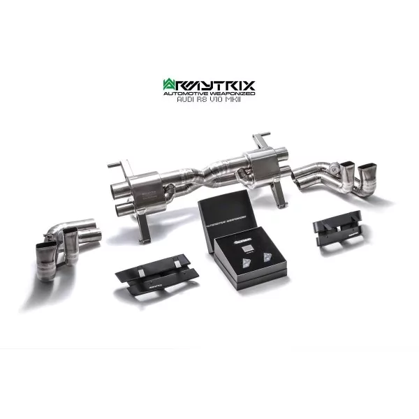 Armytrix Audi R8 (4S) V10/V10 Plus 5.2 FSI Coupé/Spyder (2016-2018) Titanium Cat-Back Valvetronic