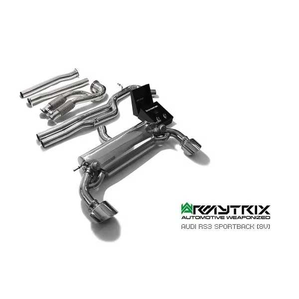 Armytrix Audi RS3 (8V) 2.5 TFSI Sportback Non-OPF (2017-2020) Cat-Back Valvetronic