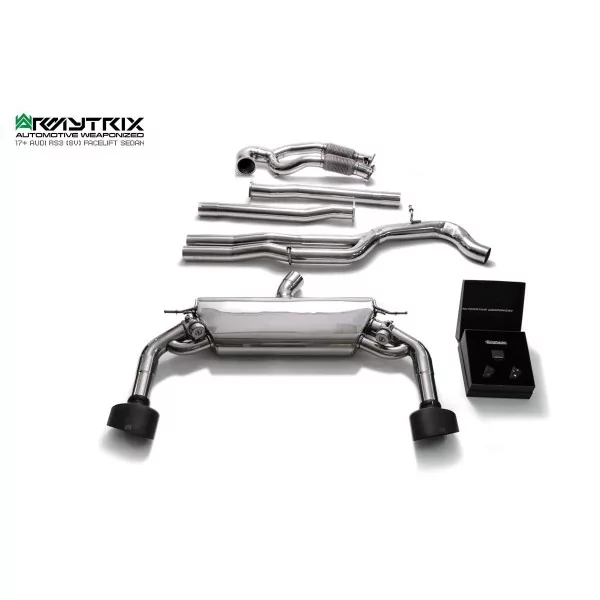 Armytrix Audi RS3 (8V) 2.5 TFSI Sedan Non-OPF (2017-2020) Cat-Back Valvetronic